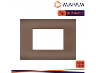 MAPAM Placca tecnopolimero sun-t5 3p r9003-14 bronzo Arke'