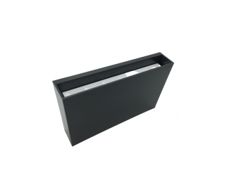 ISYLUCE Applique E-SEA LED mm 200X125X39 LED 12W 4000K IP65 ANTRACITE