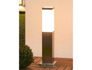 ISYLUCE LAMPADA DA TERRA PALUX QUADRA PICCOLA CORTEN 80X80X400MM 7W IP54