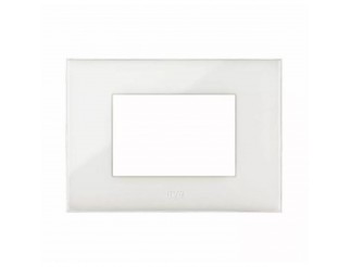 AVE Placca Tecnopolimero Young S44, colore avorio - 3 Mod.
