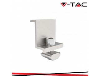 V-TAC 4*Morsetto terminale in alluminio per fissaggio pannelli fotovoltaici VT-450 VT-545