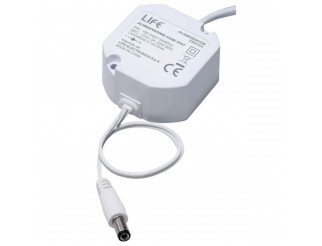 Alimentatore IP67 12V 2A 24W Input 100-240Vac, 50x50x25mm, con presa 2,1x5,5mm