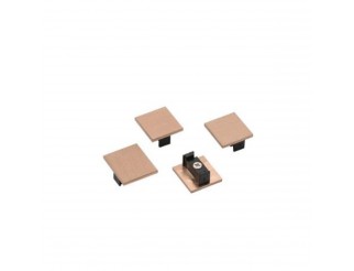 GEA LED TAPPI PER BINARIO DOPPIA COPPIA DECORATIVO CHAMPAGNE