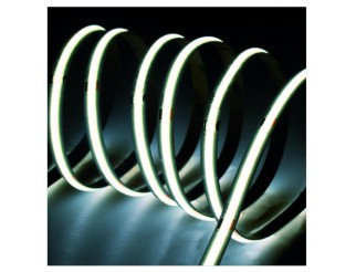 Striscia LED COB, IP20, 24V 8W/m, L.Fredda 6500K, 880lm/m, CRI90 PREZZO per 5m - PCB 8mm