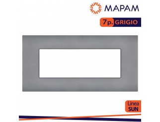 Placca tecnopolimero sun-t5 7p r9007-8 grigio