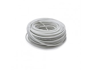 Vultech SC13502-100 Matassa Lan Categoria 6 UTP 100 Metri 23AWG Bobina di Rete Ethernet 100m Cat6, Bianco