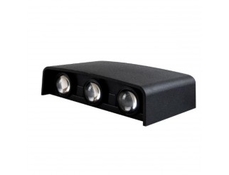 IPERLUX LED APPLIQUE NERA IP65 6W 3CCT 400LM 38°*6