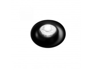Faretto ISYLUCE Simplie Rotondo da Incasso in Alluminio NERO Attacco GU10
