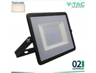 V-TAC 100w led proiettore smd e-series g2 corpo nero 4000k 