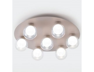 VIVIDA ESSENCE PLAFONIERA 7 LUCI CHAMPAGNE 7X8W 3000K