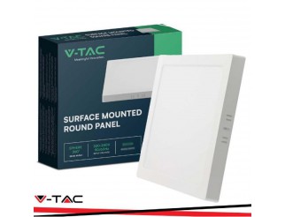 V-TAC 24w led pannello per montaggio esterno quadrato 6500k