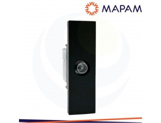 MAPAM Presa tv derivata zen nero opaco