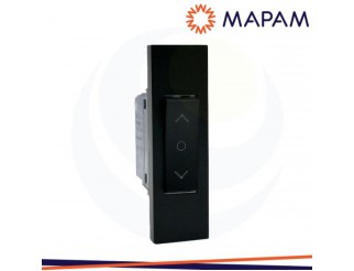 MAPAM Doppio pulsante non interbloccato zen nero opaco