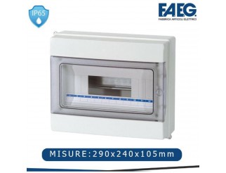 FAEG BOX Centralino 6/12 mod. ip65 - 290x240x105