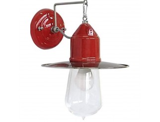 TOSCOT APPLIQUE CON PIATTO SERIE NOVECENTO 1XE27 MAX 15W DEC. 80ORANGE MATT