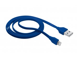 TRUST CAVO LIGHTNING PIATTO per attacco USB blu TRUST 75062 20128
