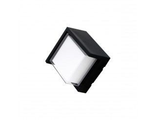 IPELUX LED APPLIQUE QUADRATA NERA IP65 3CCT 15W 1500LM