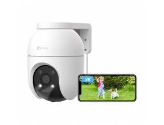 EZVIZ Telecamera Wi-Fi Esterno 3K Motorizzata per Esterni con Copertura a 360°Visione Notturna a Colori Rilev di Persone/Veicoli