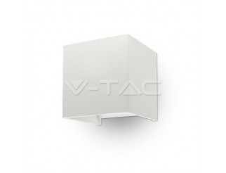 Lampada da parete LED Faretto 6W 3000K 660lm Bianco Quadrato IP65