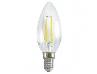 LIFE LAMPADA LED CANDELA C35 serie Filament Trasparente,E14  4.5W FA320° 4000K