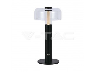 V-TAC Led lampada da tavolo ricaricabile 1800mah 150 x 300 3 in 1 corpo nero