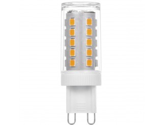 LAMPADA LED G9, 4.8W, FA300°, 3000K, 220Vac, LM650, CRI80, 18.5*55.5mm, classe D 
