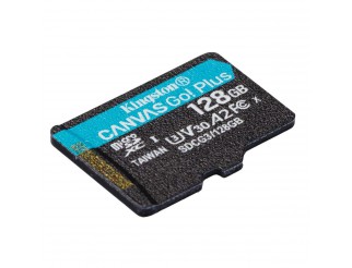 Kingston Canvas Go! Plus microSD Scheda di memoria Classe 10, UHS-I 128GB microSDXC 170R A2 U3 V30 Confezione singola