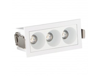 ISYLUCE FARETTO ANTIABBAGLIAMENTO EXACTA DA INCASSO BIANCO LED 6W 3000K 95X45X42MM