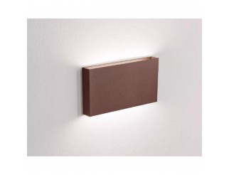 Wally affralux applique da esterno corten moderna 20w 3000k 4000k