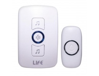 CAMPANELLO WIRELESS CON PULSANTE IP44 con batteria CR2032