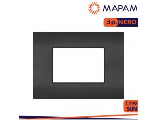 MAPAM Placca tecnopolimero sun-t5 3p r9003-2 nero Arke'
