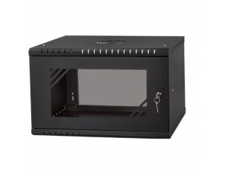 ARMADIO RACK PARETE 6U 600X450X268MM CARICO 40 KG DS-XS6406-S/B