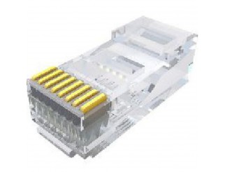 DS-1M5EUA-15U PLUG RJ45 CAT.5E ORO POLYC. UL94V-2 BOX 100PZ DS-1M01