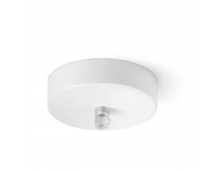 PERENZ ROSONE IN MET. BIANCO 1 FORO D.10xH.3 CM