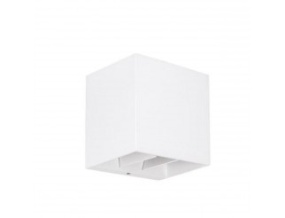 GEA LED Applique monoemissione. Struttura in alluminio pressofuso. Alette interne regolabili Lumen: 400lm-500lm-510lm  10W
