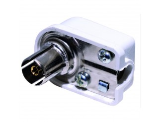 PRESA ANTENNA 75 Ohm 9,5mm AD ANGOLO, MADE IN ITALY 