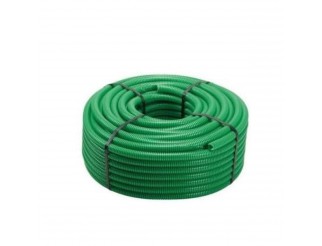  TUBO CORRUGATO PIEGHEVOLE SENZA TIRAFILO 25MM 50M VERDE