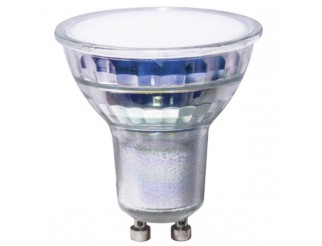 LAMPADA LED PAR16 Vetro, GU10 4W, BA36° 4000K 220Vac LM585 (F.T.) CRI80, 50*53mm, Alte Temperature, Classe D 