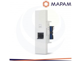 MAPAM LIVING NOW Presa dati rj45 zen bianco