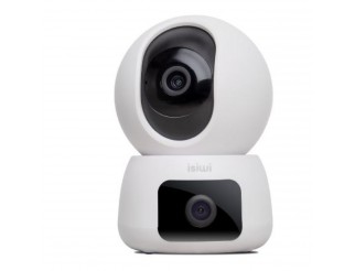 VULTECH Telecamera Isiwi Wireless TWIN Doppia ottica 2K Dome motorizzata IR LED Audio Bidirezionale Sd Card