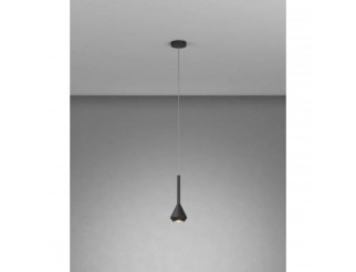 AYGO SOSP. 1 LUCE NERO CON CAVO CM.250 E ROSONE NERO 