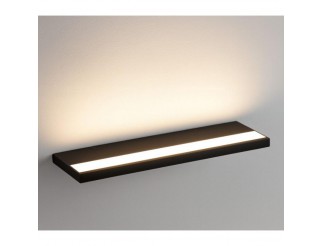 ISYLUCE APPLIQUE PLATE GRANDE MM400X120X18 LED 24W 3000K-4000K NERO