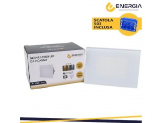 ENERGIA Segnapassi 3w cct(3000-4000-6500k) ip65 corpo bianco