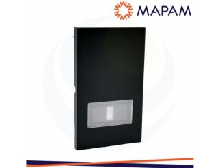 MAPAM Cover campanello 2m zen nero opaco