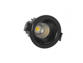 ISYLUCE FARETTO ANTIABBAGLIAMENTO TONDO NOVA DA INCASSO NERO IP65 LED 3.5W 3000K