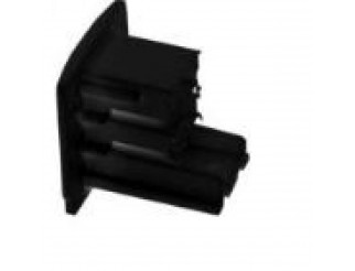 SOCRATE END CAP FOR SURFACE TRACK BLACK 10.5X2X15MM 2PZ