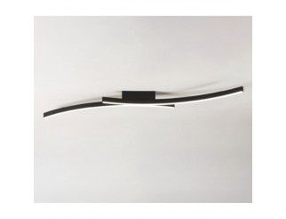 VIVIDA HYPERBOLA APPLIQUE CEILING LAM.40W 2100LM-2280LM 3000K-4000K NERO