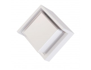 IPERLUX LED APPLIQUE ROMBOIDALE BIANCA IP65 3CCT 15W 1500LM