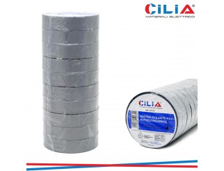 CILIA Nastro isolante p.v.c. grigio 19mmx25mt 