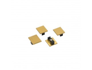 GEA LED DOPPIA COPPIA DI TAPPI BINARIO DECORATIVO ORO OPACO